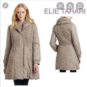 Elie Tahari Black Maddie Coat